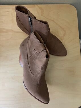 FRYE Rory Bootie Ankle Boots Ash (Beige)Leather Women's Size US 9 M